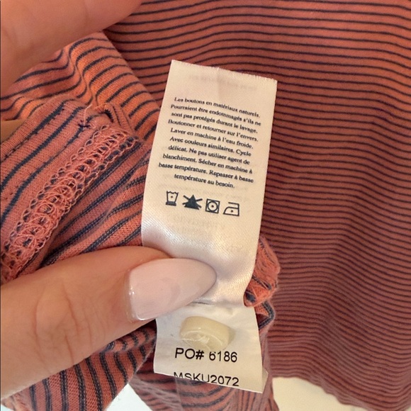 Faherty Brand Feeder Stripe Polo Sunrise Red/Navy XXL - Picture 8 of 8